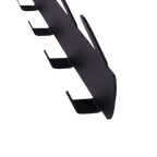Gorillz Zwarte Wandkapstok - 48cm met 12 Haken