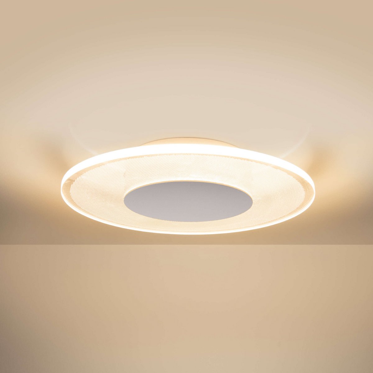 LED plafondlamp Modesto 29cm Beige