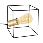 Näve Canto Tafellamp - Zwart/Goud 16cm