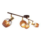 Corbis Plafondlamp - Zwart/Goud 78cm