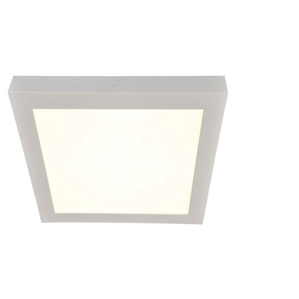 Näve LED Opbouwlamp - 30cm Vierkant Wit