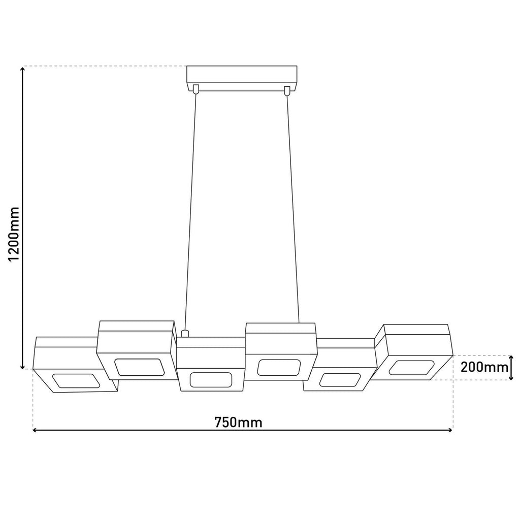 LED hanglamp "Moggi"