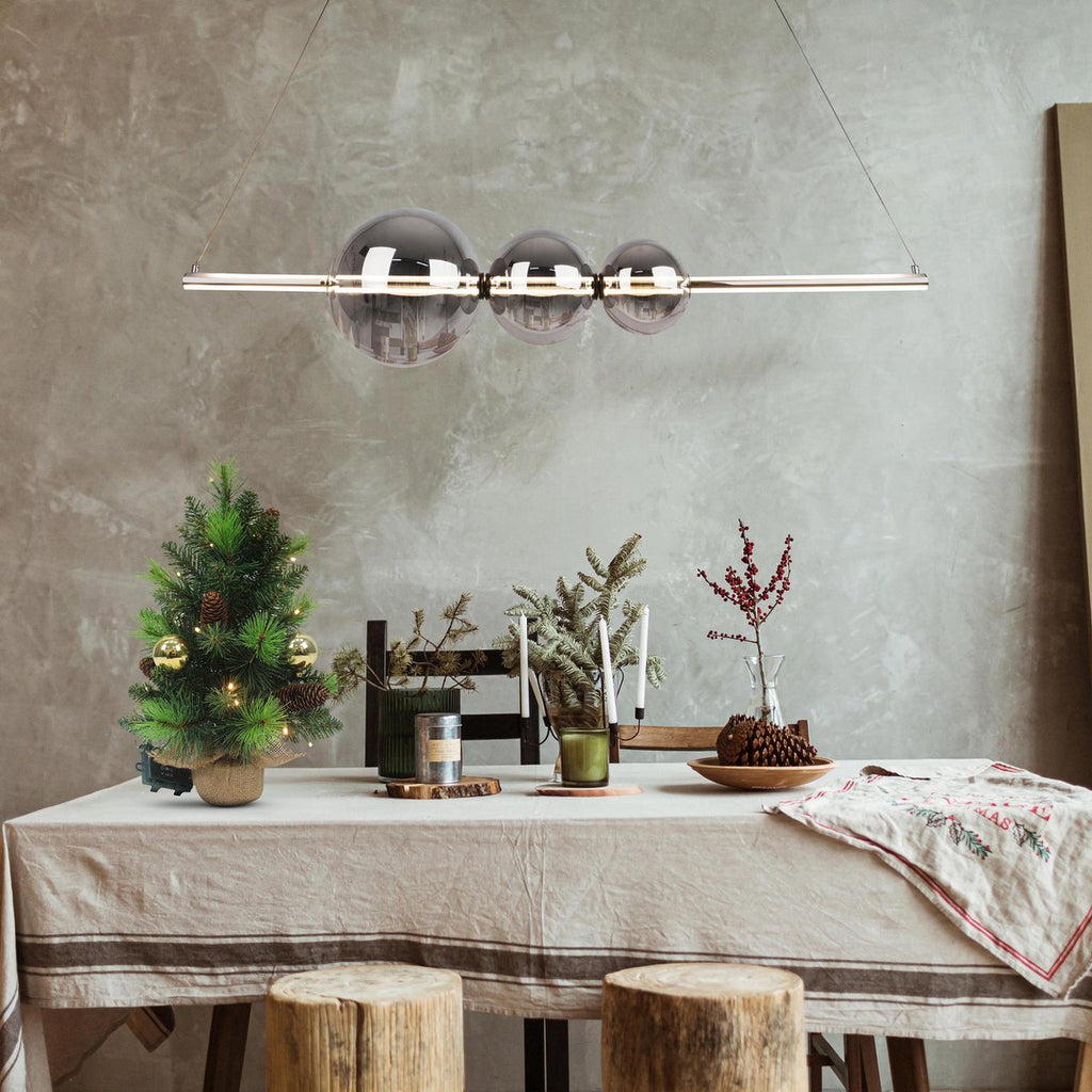 Näve Nova LED Hanglamp Chrome 25cm