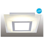 LED Plafondlamp Lucca 28cm - Näve Zilver