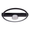CIMO LED Plafondlamp Zwart Dimbaar 40cm