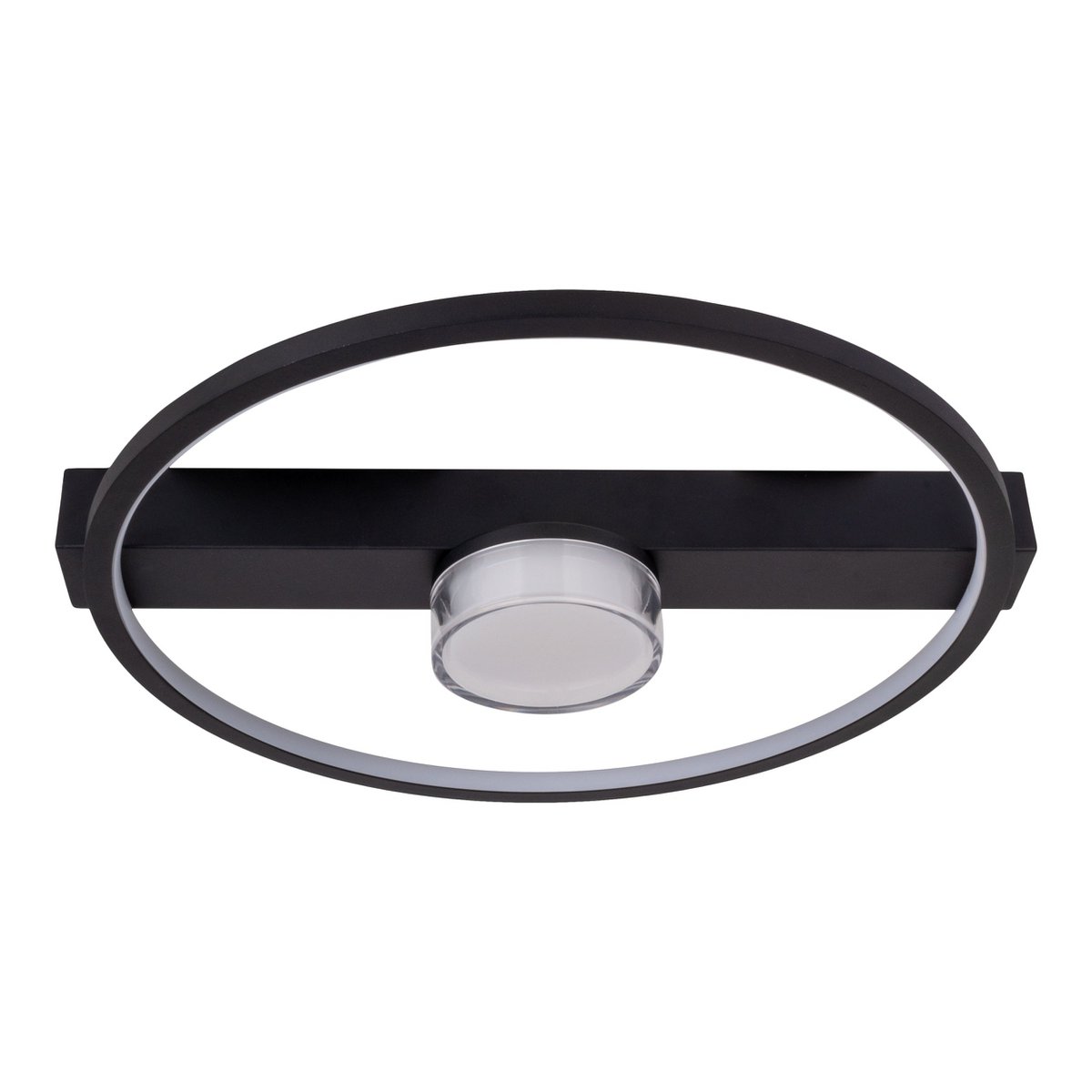 CIMO LED Plafondlamp Zwart Dimbaar 40cm