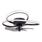 Näve Leccio LED Deckenleuchte 58cm mit Ventilator