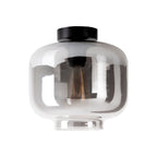 Näve Vaso Plafondlamp - Antraciet Retro 25cm