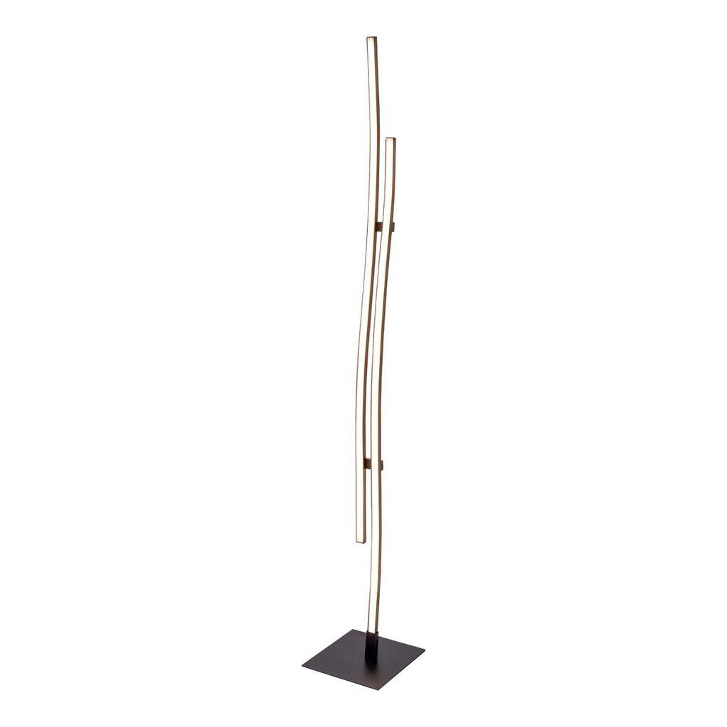 Näve Onda LED Vloerlamp - 130cm Zwart