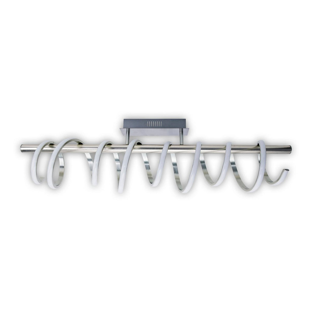 Näve Belleza LED Plafondlamp - Nikkel Wit 100cm