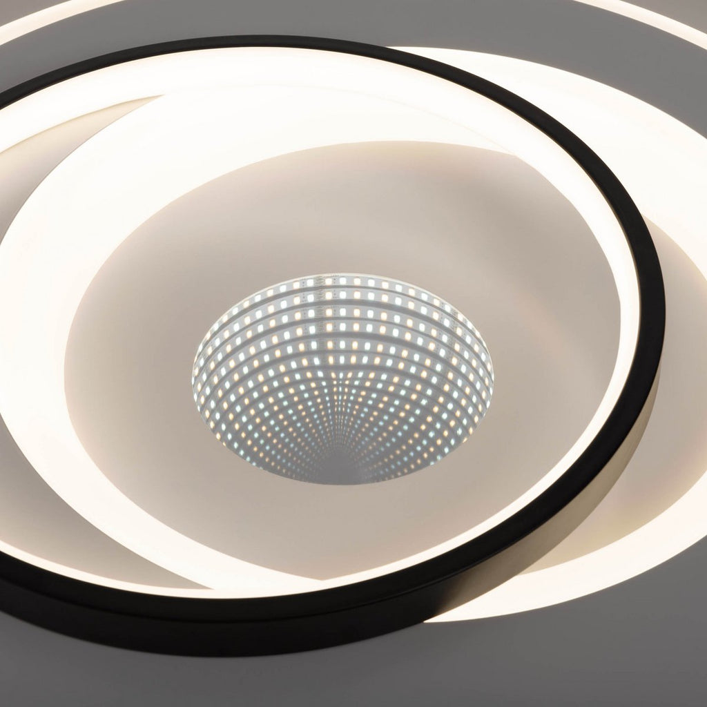 LED Plafondlamp 3D Näve Leuchten, Ø49cm Dimbaar
