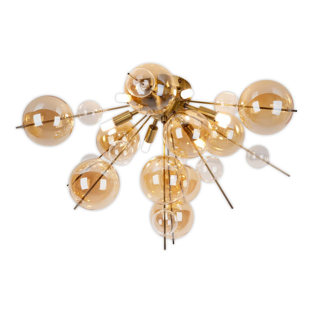Plafondlamp Explosie Amber Ø57cm G9