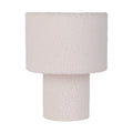 Näve Fluffy Tabellamp Wit Textiel 31cm