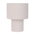 Näve Fluffy Tabellamp Wit Textiel 31cm