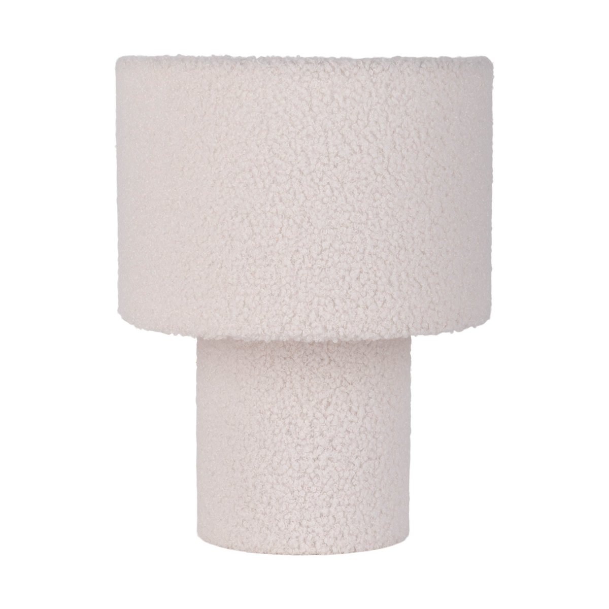 Näve Fluffy Tabellamp Wit Textiel 31cm