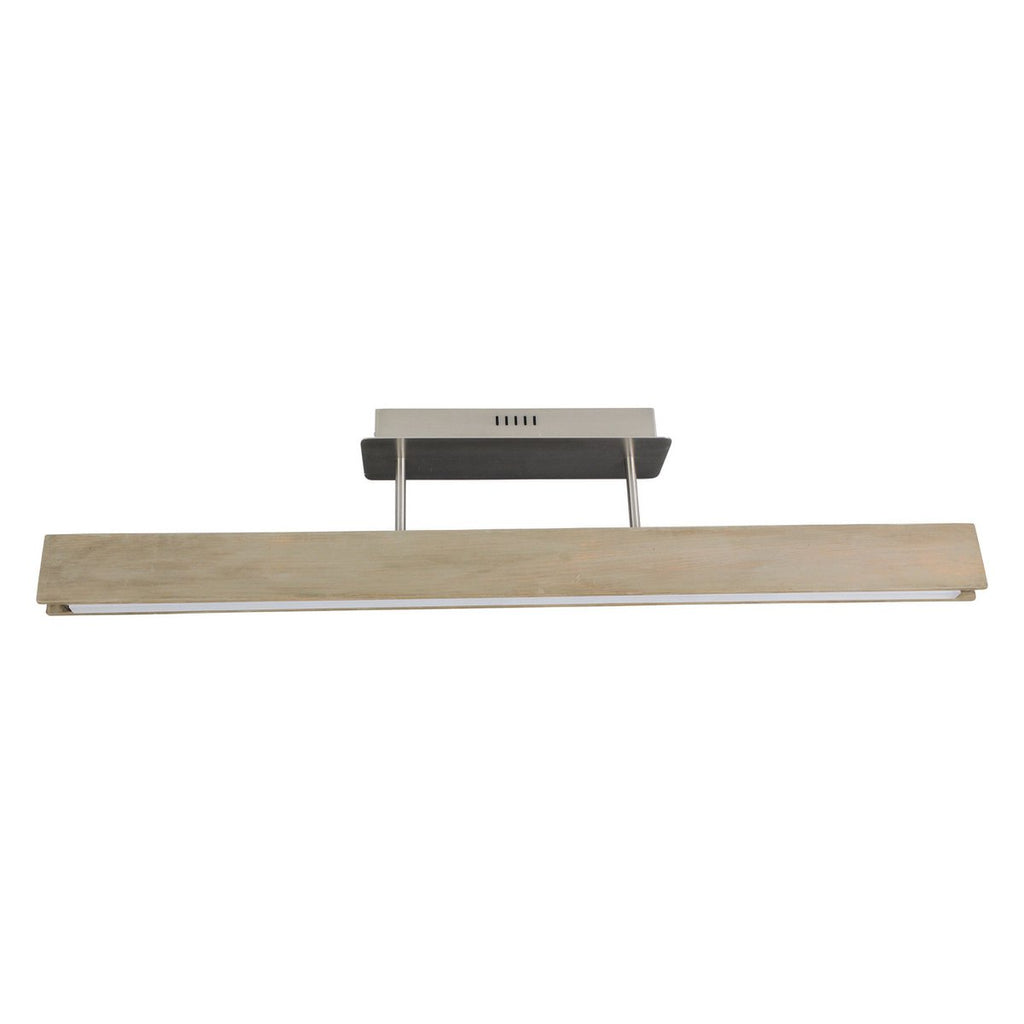 Näve LED Plafondlamp Recht 97,5cm - Metaal Hout