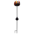 Näve LED Solar Bloem Tuinspies - Zwart 90cm