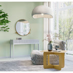 Gorillz Alien 80 Ronde Spiegel - Goud - Plankje & Modern Design