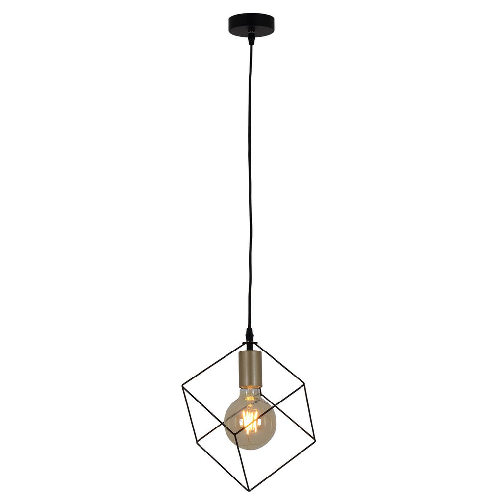 Näve Canto Hanglamp Zwart-Goud 26cm