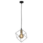 Näve Canto Hanglamp Zwart-Goud 26cm
