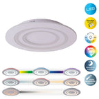 Näve Mirel LED Plafondlamp 50cm Dimbaar RGB