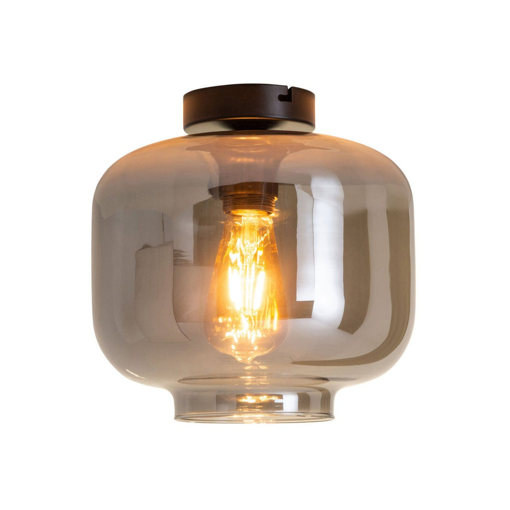 Näve Vaso Plafondlamp - Antraciet Retro 25cm