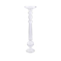RONDE GLAZEN KAARSHOUDER H.60CM