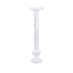 RONDE GLAZEN KAARSHOUDER H.60CM