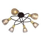 Näve Lindita Spot Plafondlamp 6-Lichts 59cm