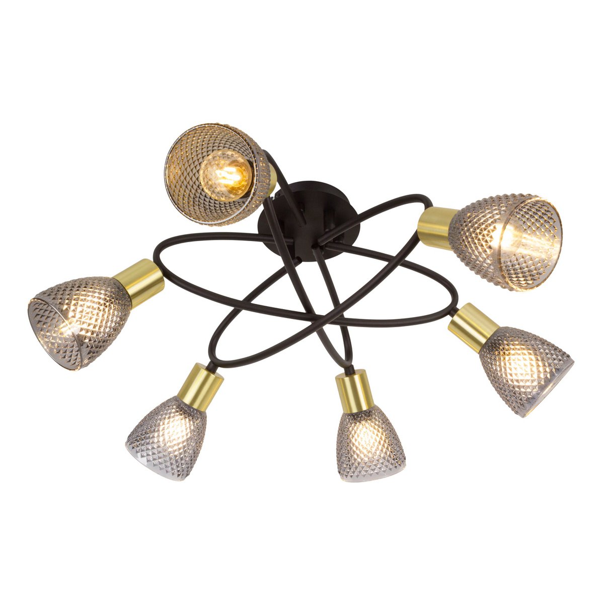 Näve Lindita Spot Plafondlamp 6-Lichts 59cm