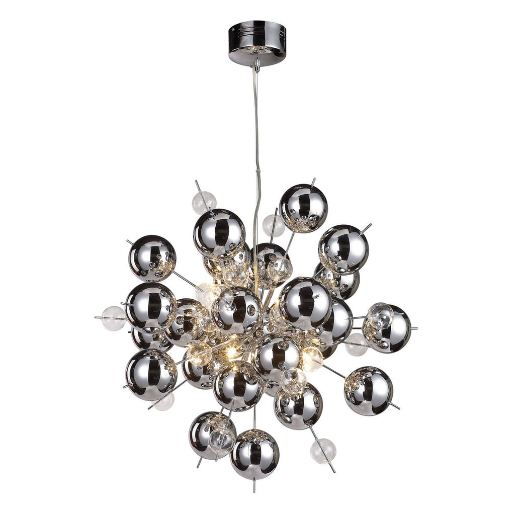 Näve Explosie Hanglamp Chroom 65cm G9