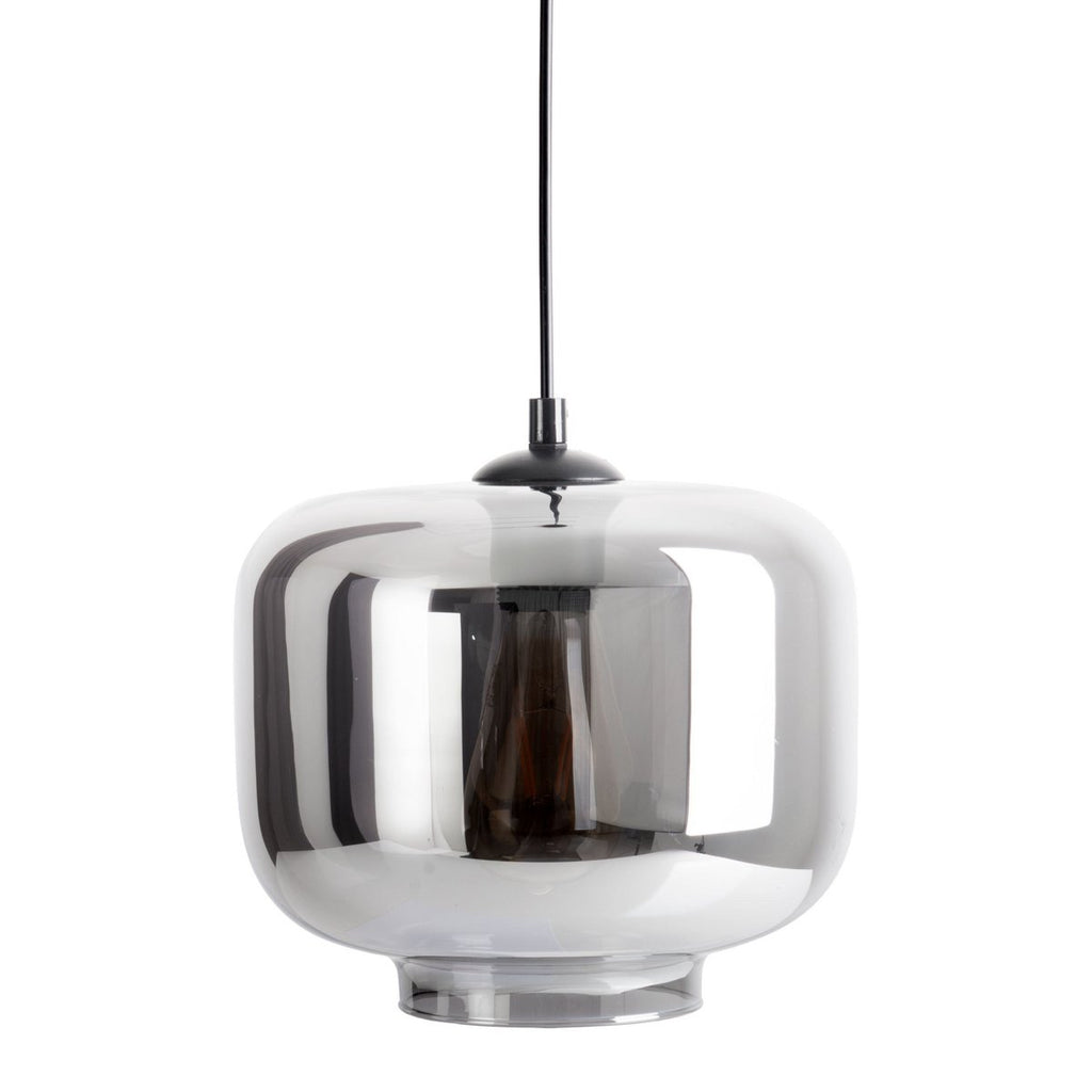 Näve Vaso Hanglamp - Antraciet Rookglas 25cm