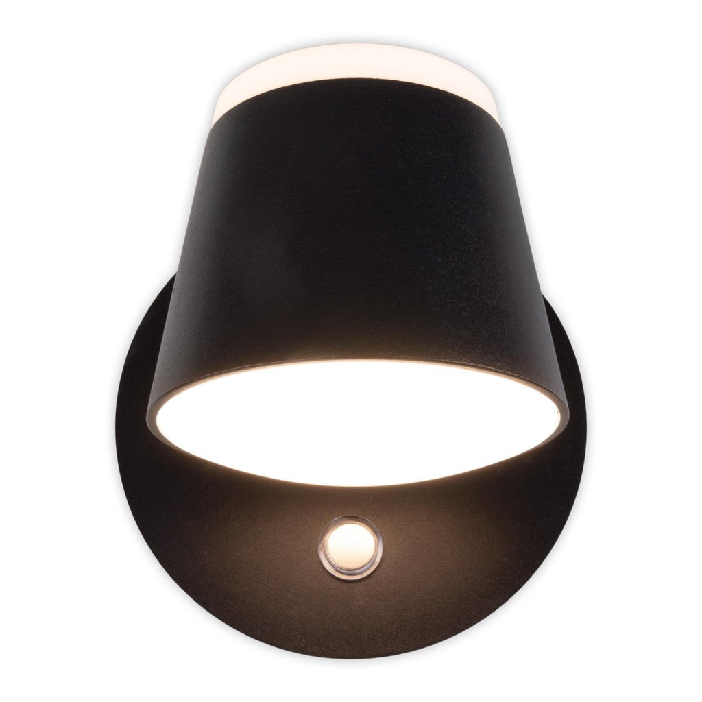 Näve Tondo Magnetisch Wandlicht - Black