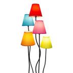 Näve Leuchten Blauwe Vloerlamp 163cm - Design met Paraplubakken