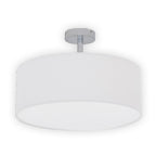 Näve Leuchten Textiel Plafondlamp Wit 40cm - Elegant & Duurzaam