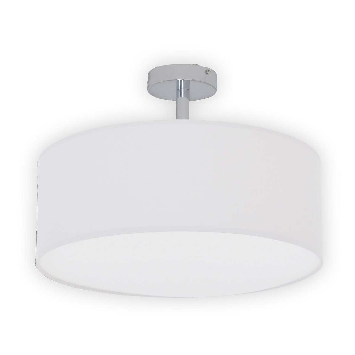 Näve Leuchten Textiel Plafondlamp Wit 40cm - Elegant & Duurzaam