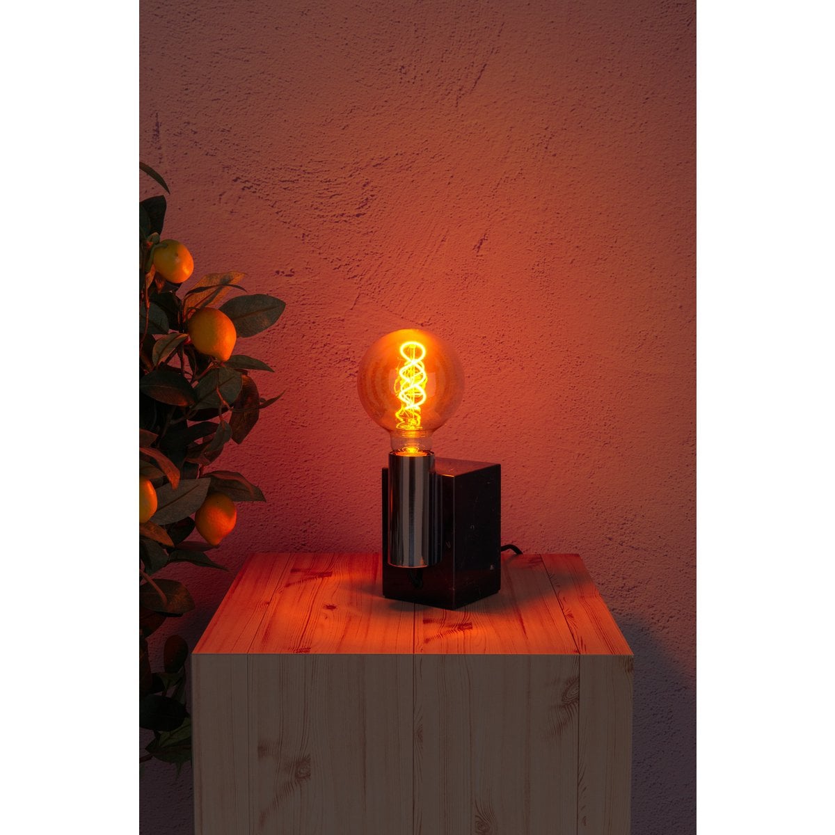 Dilly LED-lamp E27 3-pack 4W Amber