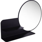 Gorillz Clever Wandspiegel Zwart - Opslag & Reflectie