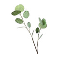 Decoratieve eucalyptus bloem H65cm - lichtgroen plastic