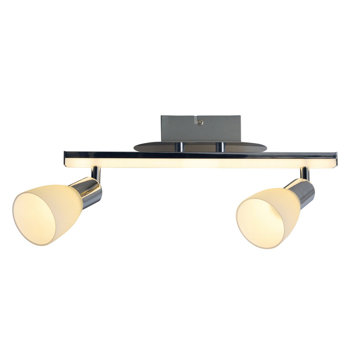 Näve Ibiza LED-Plafondlicht 39cm Chroom