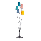 Blauwe Näve Leuchten staande lamp 166cm - Design metalen paraplu's