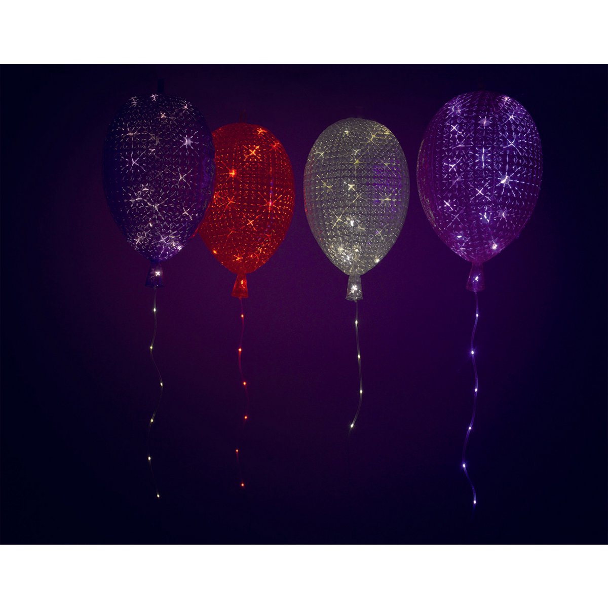 Näve LED Decoratief Ballon - Rood 50cm