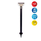LED Solar Staanlamp Nora - Zwart 86cm Bewegingsmelder