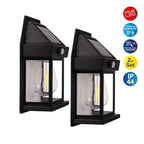 Näve Mira Solar Wandlamp 17cm Zwart