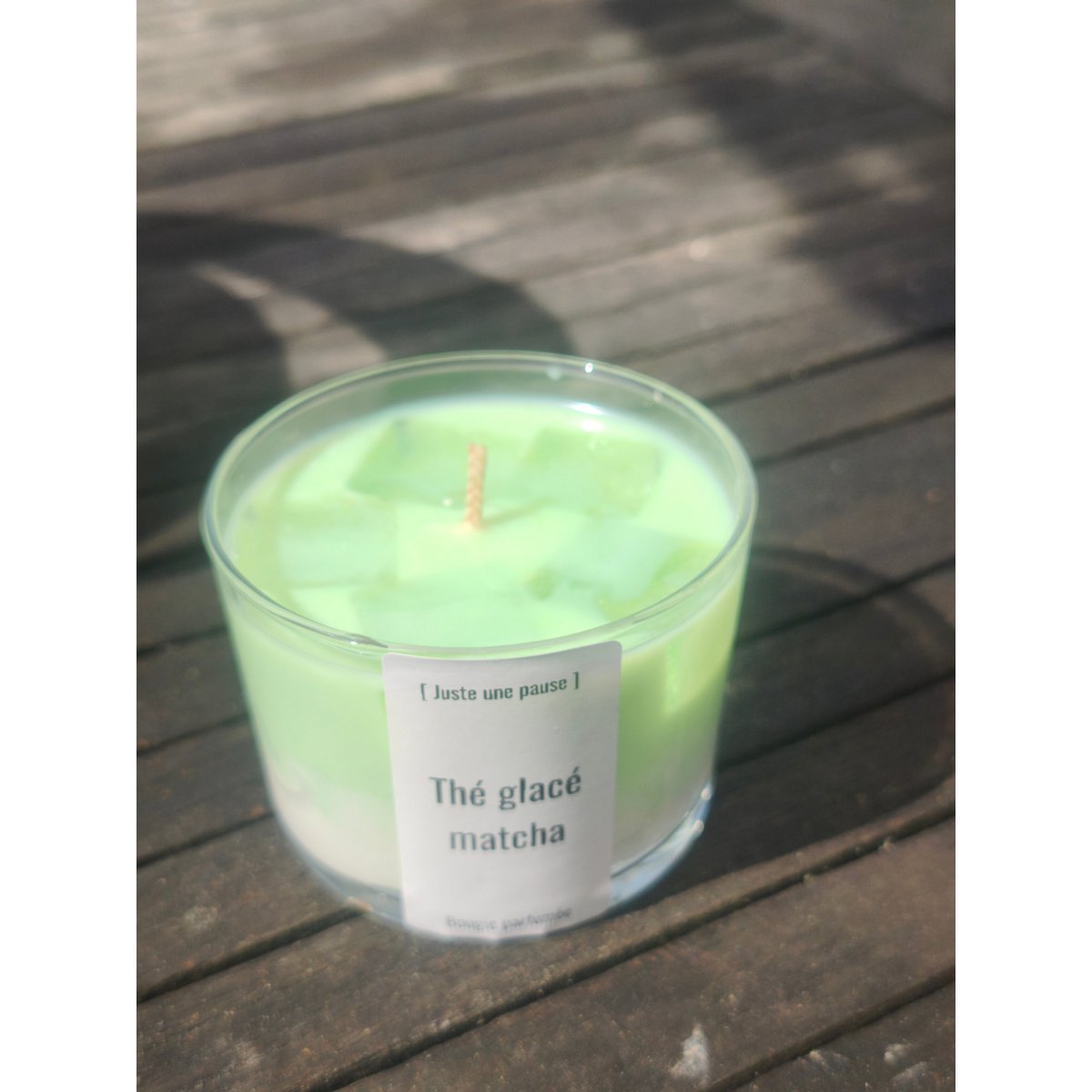Juste une pause Geurkaars Matcha Iced Tea - 200g Sojawas