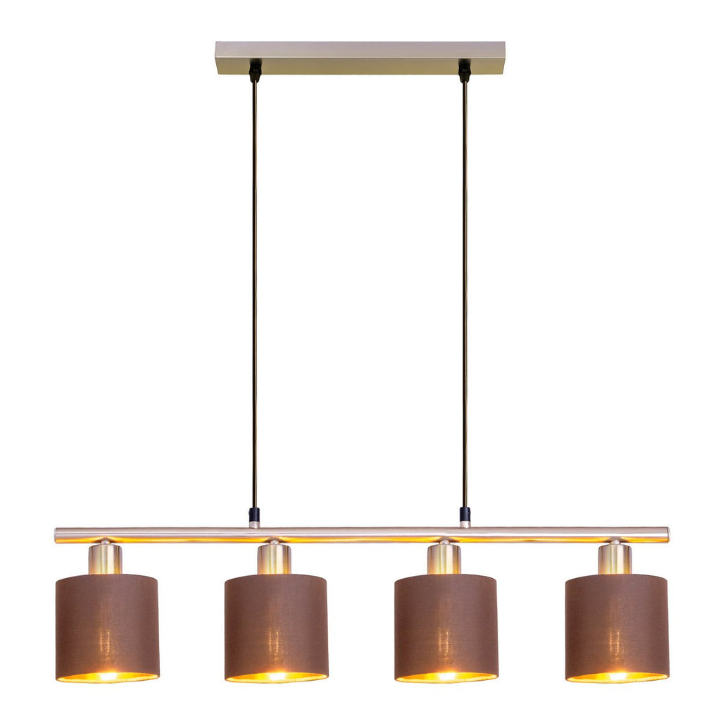 Näve Maron 4-Light Pendant Lamp - Brown 72cm