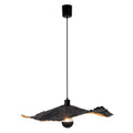 Papieren hanglamp "Gek Papier" Ø56cm Zwart-Goud