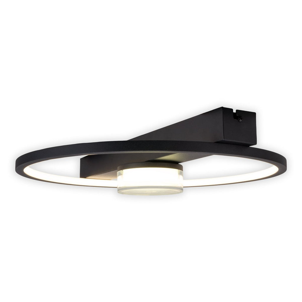 CIMO LED Plafondlamp Zwart Dimbaar 40cm