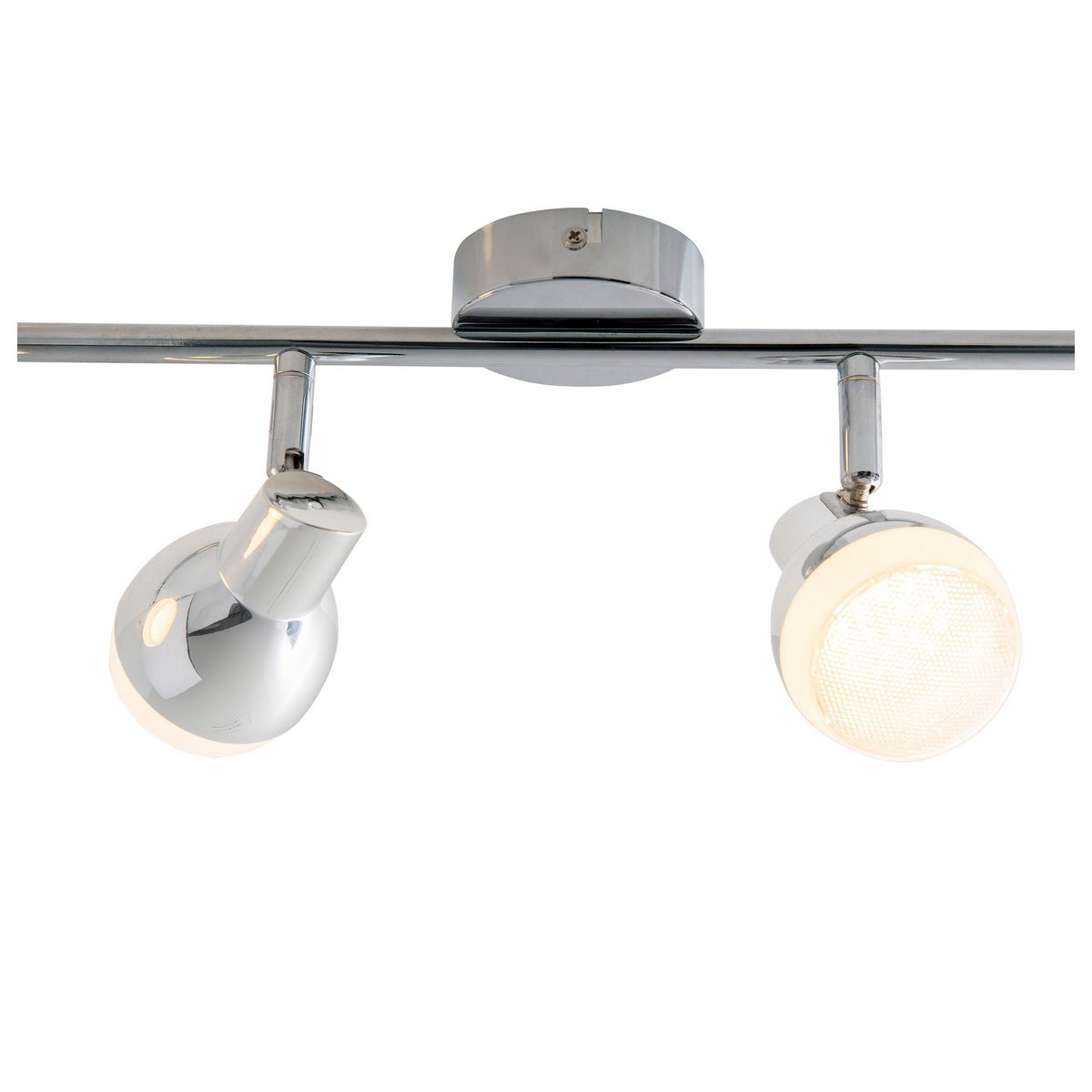 Näve Chromey LED Plafondlamp 58cm Warm