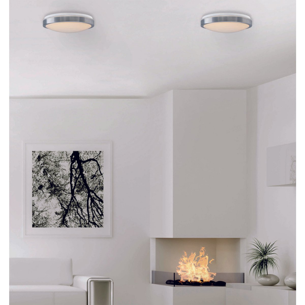 LED-plafondlicht Londen 34cm Näve
